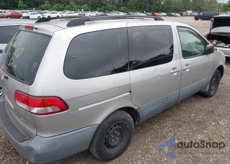 2002 Toyota Sienna Ce from USA, damaged, VIN 4T3ZF19C02U507102